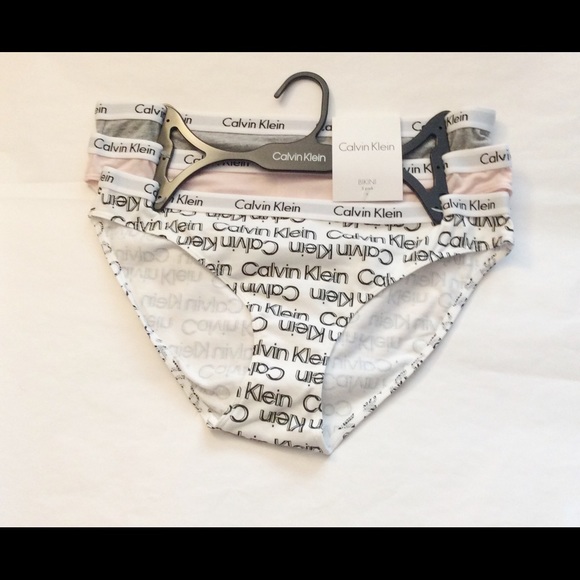 Calvin Klein Woman’s 3 Bikini Underwear Medium NWT - Picture 2 of 4